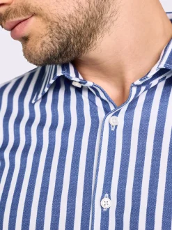 DESOTO Herren Jerseyhemd in blau - Ärmel: kurzarm