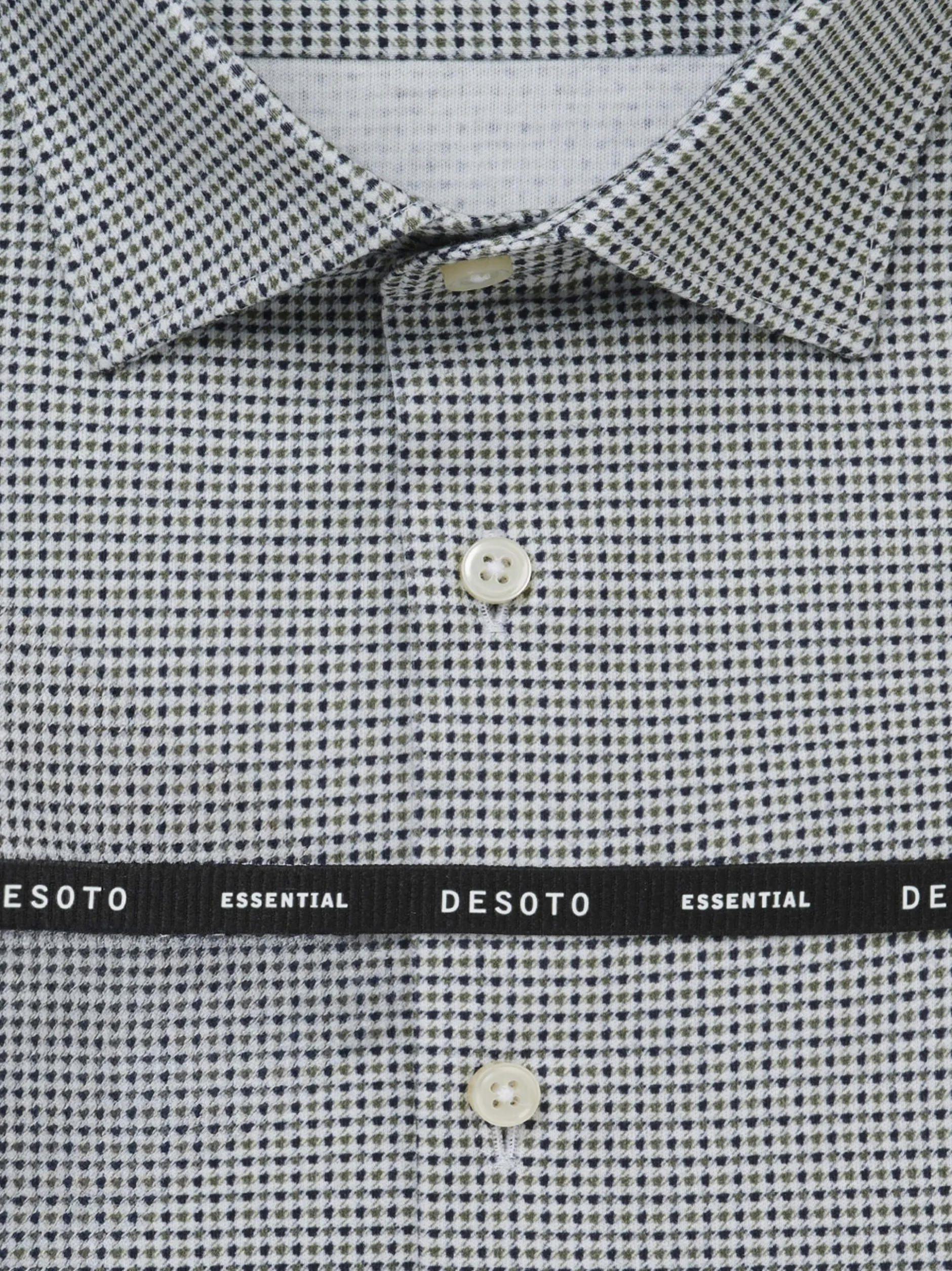 DESOTO Herren Jerseyhemd in grün - Ärmel: langarm