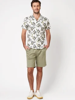 DESOTO Herren Shorts in grün - Länge: mittel