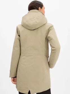 Didriksons Damen Regenjacke in kitt