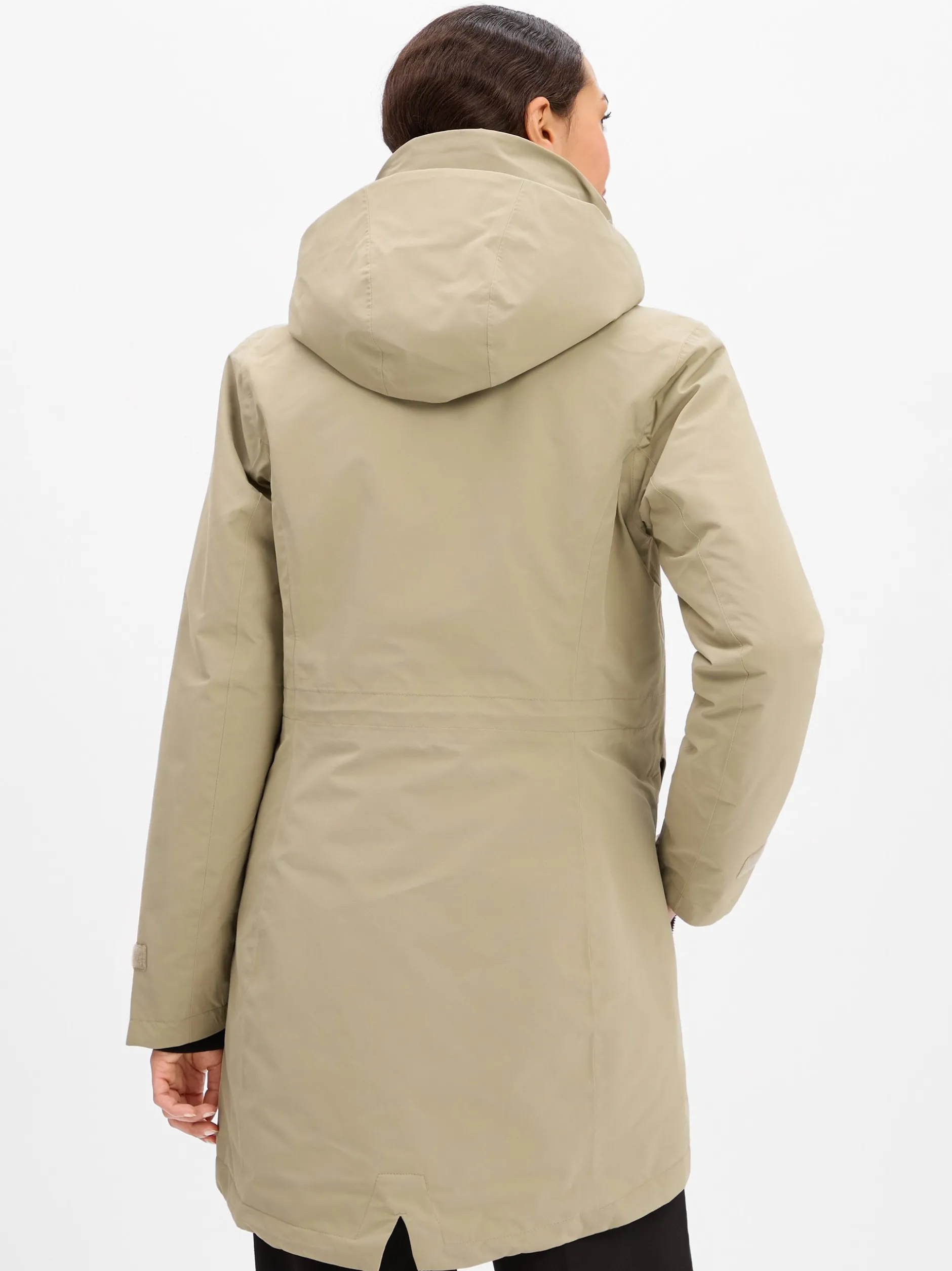 Didriksons Damen Regenjacke in kitt