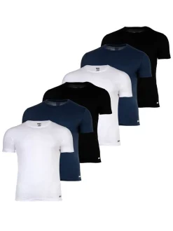 Diesel Herren T-Shirt 6er Pack in mehrfarbig