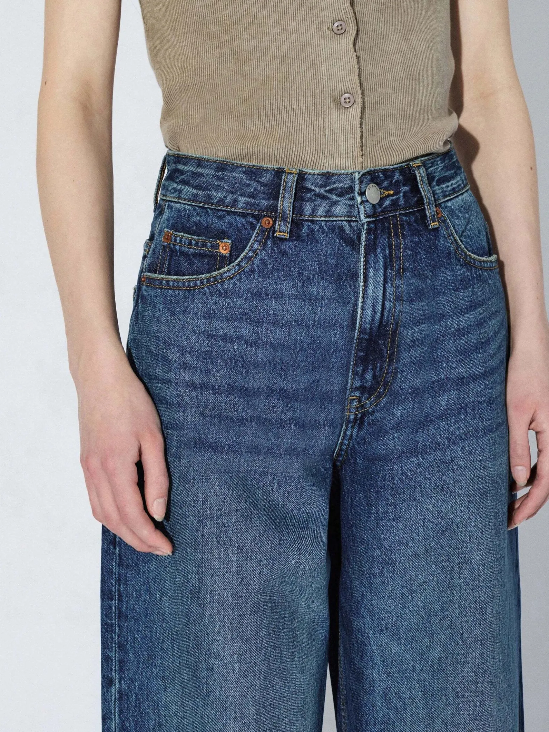 Dr. Denim Damen Jeans – Donna High Relaxed Jeans in denim