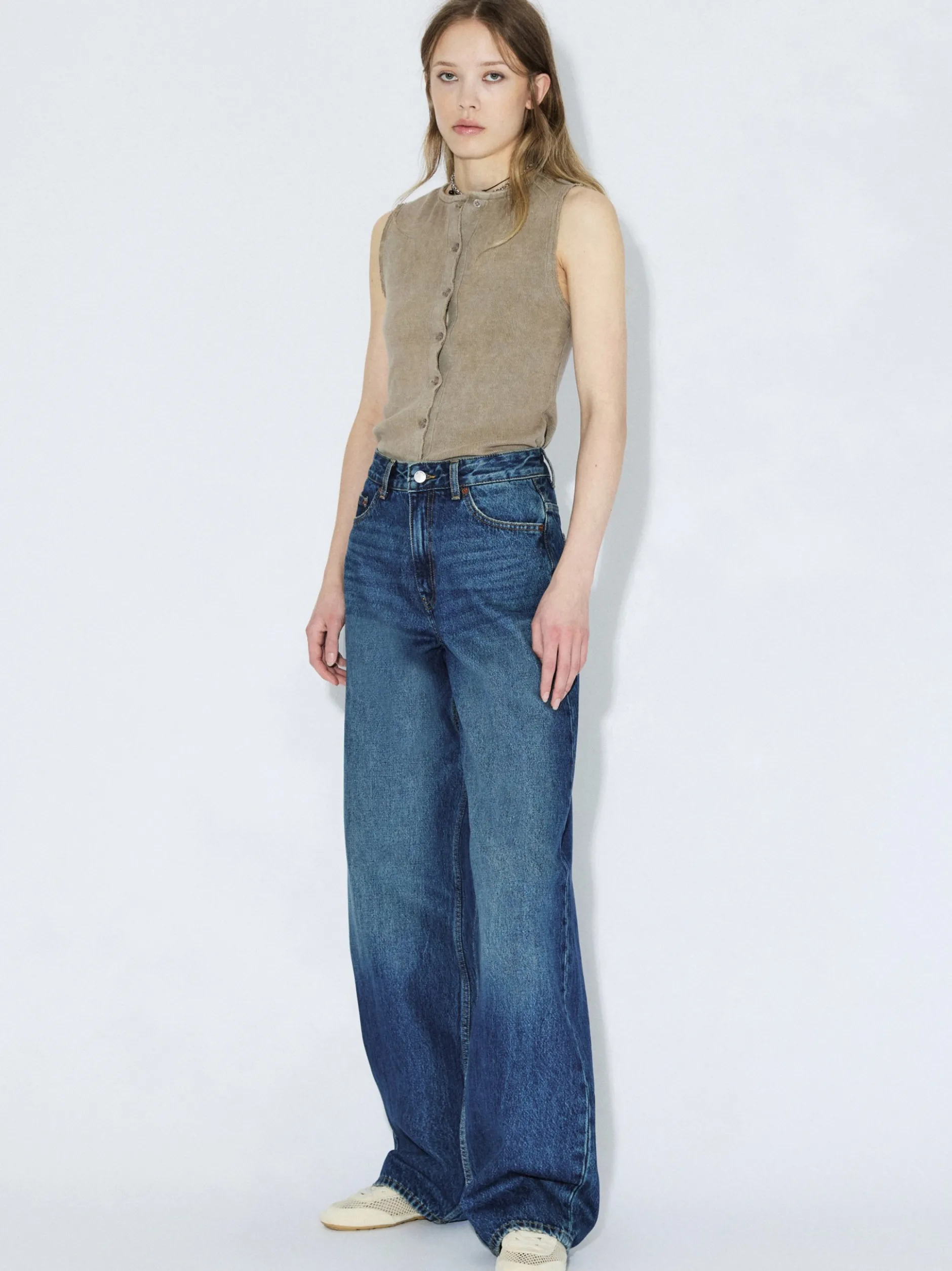 Dr. Denim Damen Jeans – Donna High Relaxed Jeans in denim