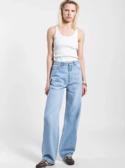 Dr. Denim Damen Jeans – Donna High Relaxed Jeans in bleached