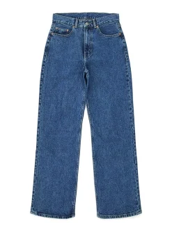 Dr. Denim Damen Jeans – Echo High Straight in medium stone