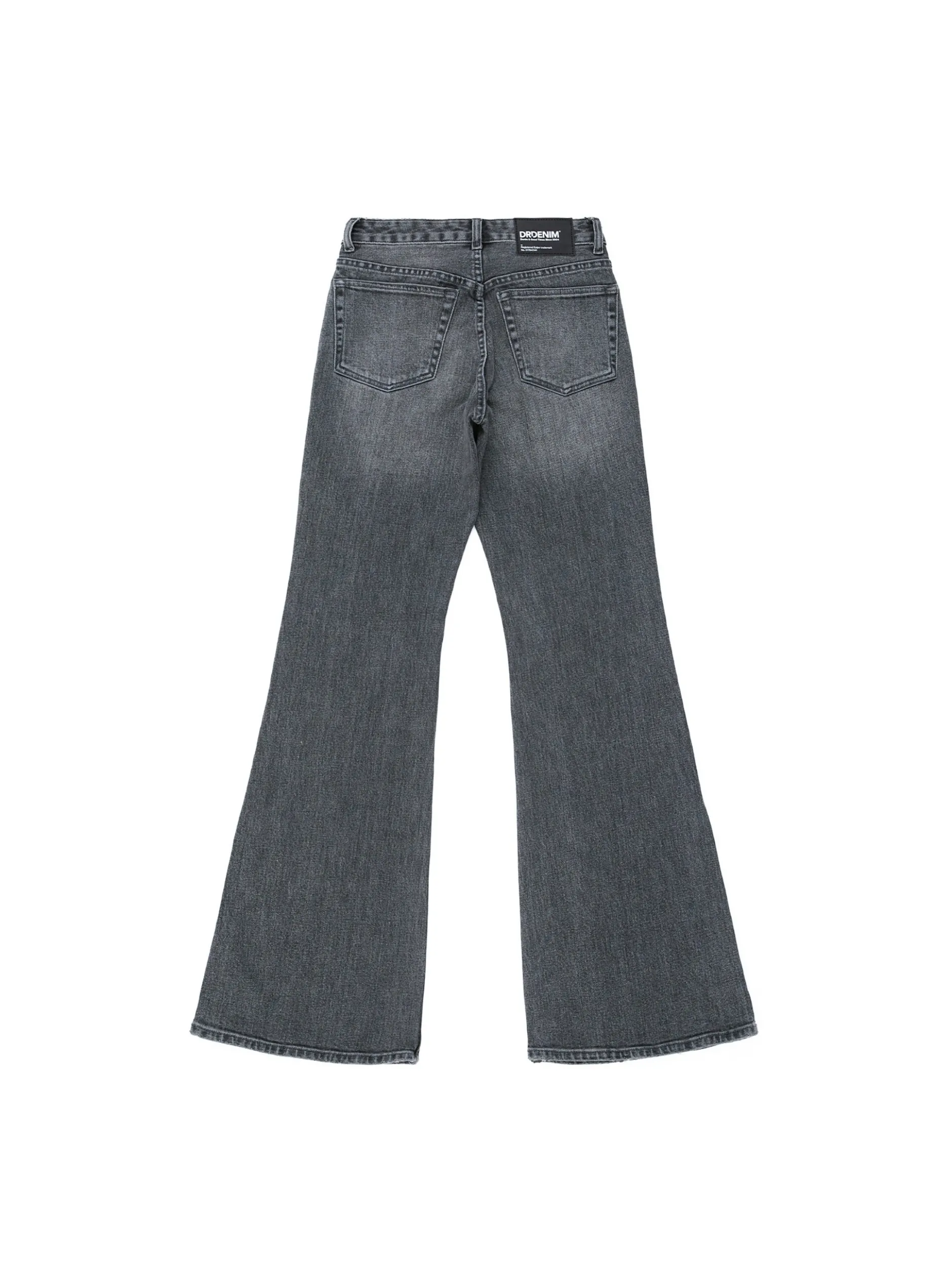 Dr. Denim Damen Jeans – Elba Mid Bootcut in grau