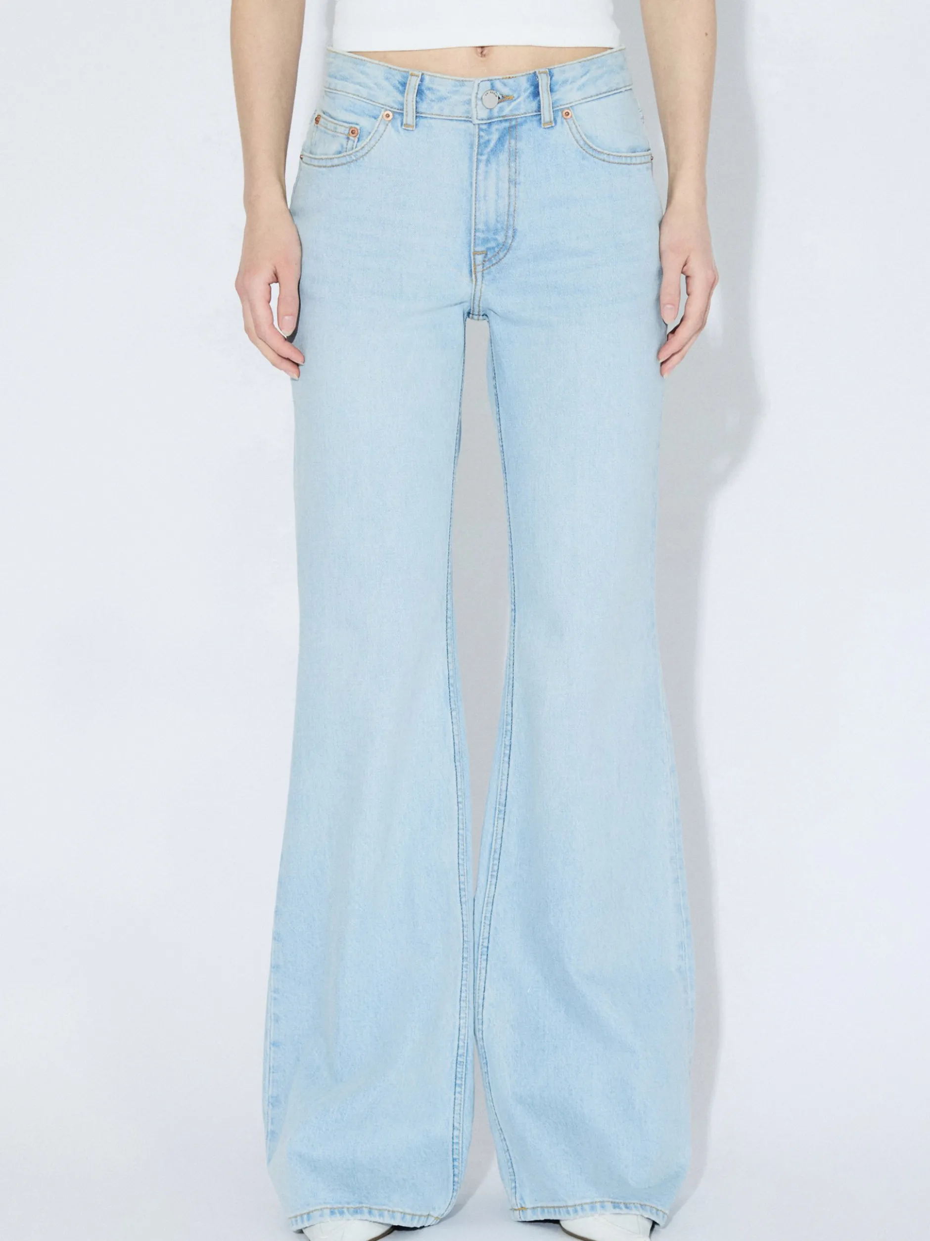 Dr. Denim Damen Jeans – Elba Mid Bootcut in bleached