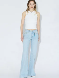 Dr. Denim Damen Jeans – Elba Mid Bootcut in bleached