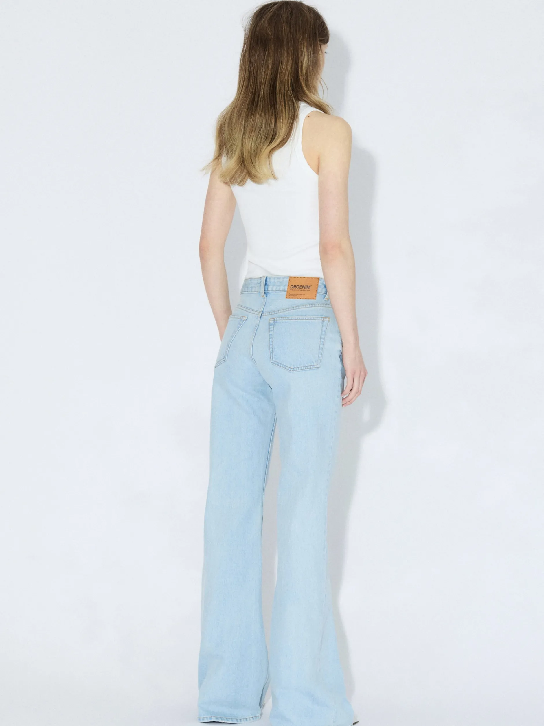 Dr. Denim Damen Jeans – Elba Mid Bootcut in bleached