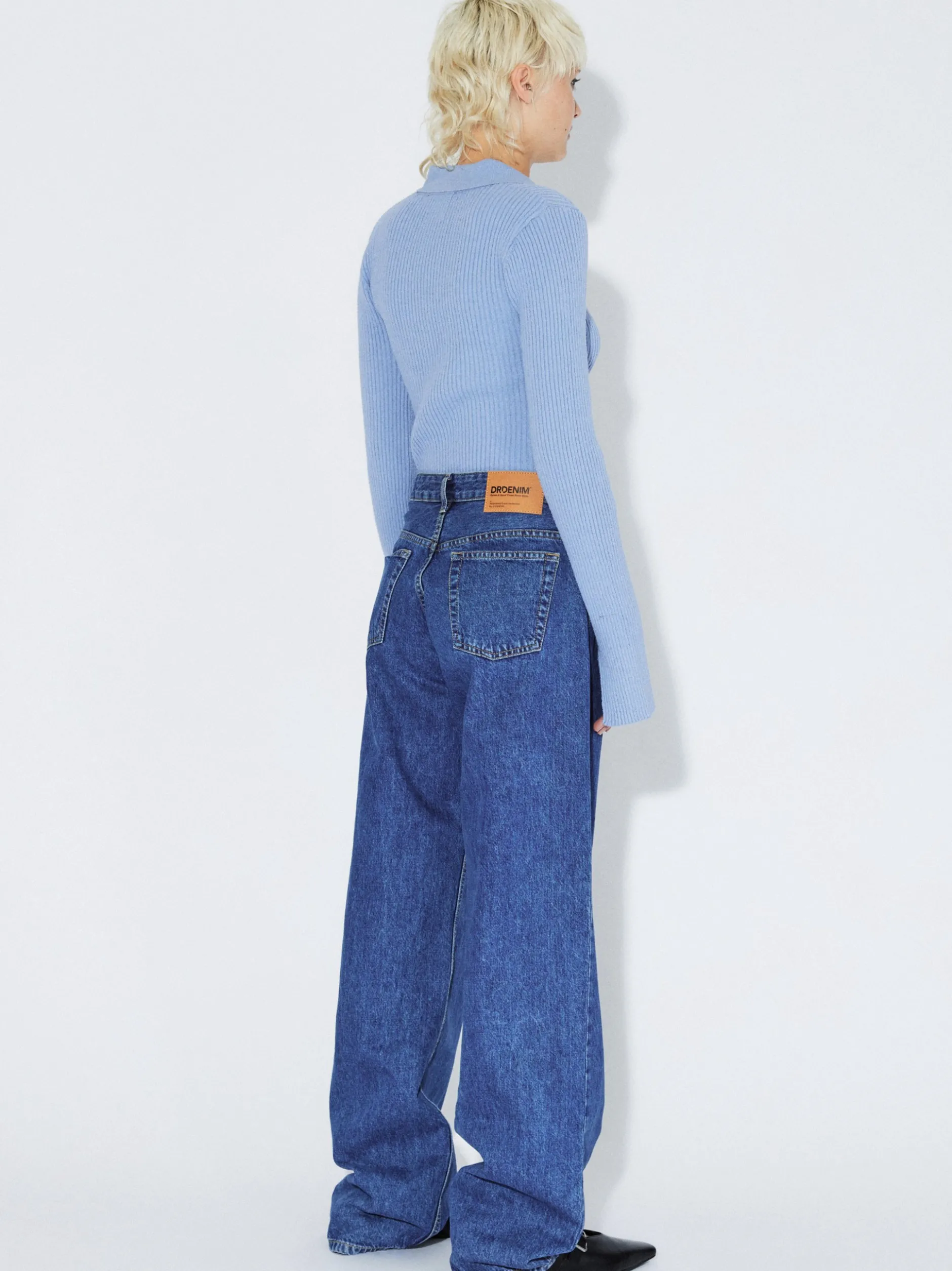 Dr. Denim Damen Jeans – Hill Low Relaxed Jeans in medium stone