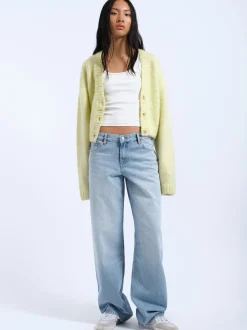 Dr. Denim Damen Jeans – Hill Low Relaxed Jeans in bleached