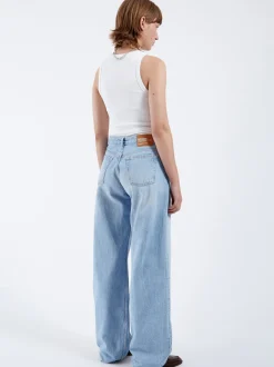 Dr. Denim Damen Jeans – Hill Low Relaxed Jeans in bleached