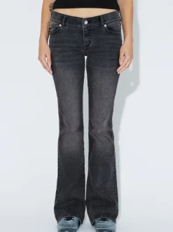 Dr. Denim Damen Jeans – Kily Low Bootcut in grau