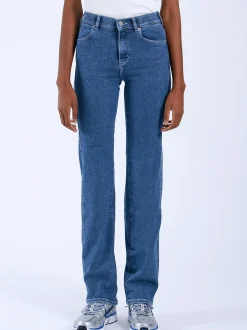 Dr. Denim Damen Jeans – Lexy Straight in medium stone