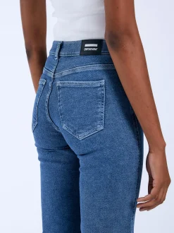 Dr. Denim Damen Jeans – Lexy Straight in medium stone