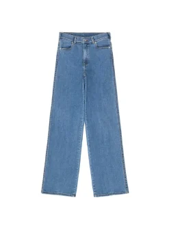 Dr. Denim Damen Jeans - Moxy High Straight in light stone