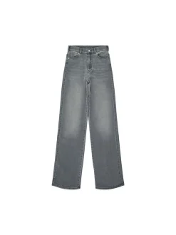 Dr. Denim Damen Jeans - Moxy High Straight in grau