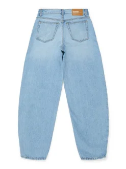 Dr. Denim Damen Jeans – Nanci Mid Barrel in bleached