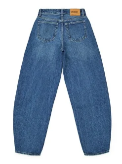 Dr. Denim Damen Jeans – Nanci Mid Barrel in medium stone