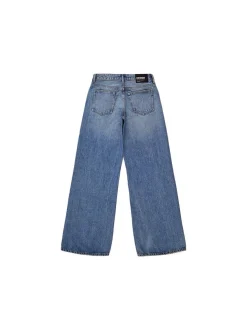 Dr. Denim Damen Jeans – Rhue Low Wide Jeans in light stone