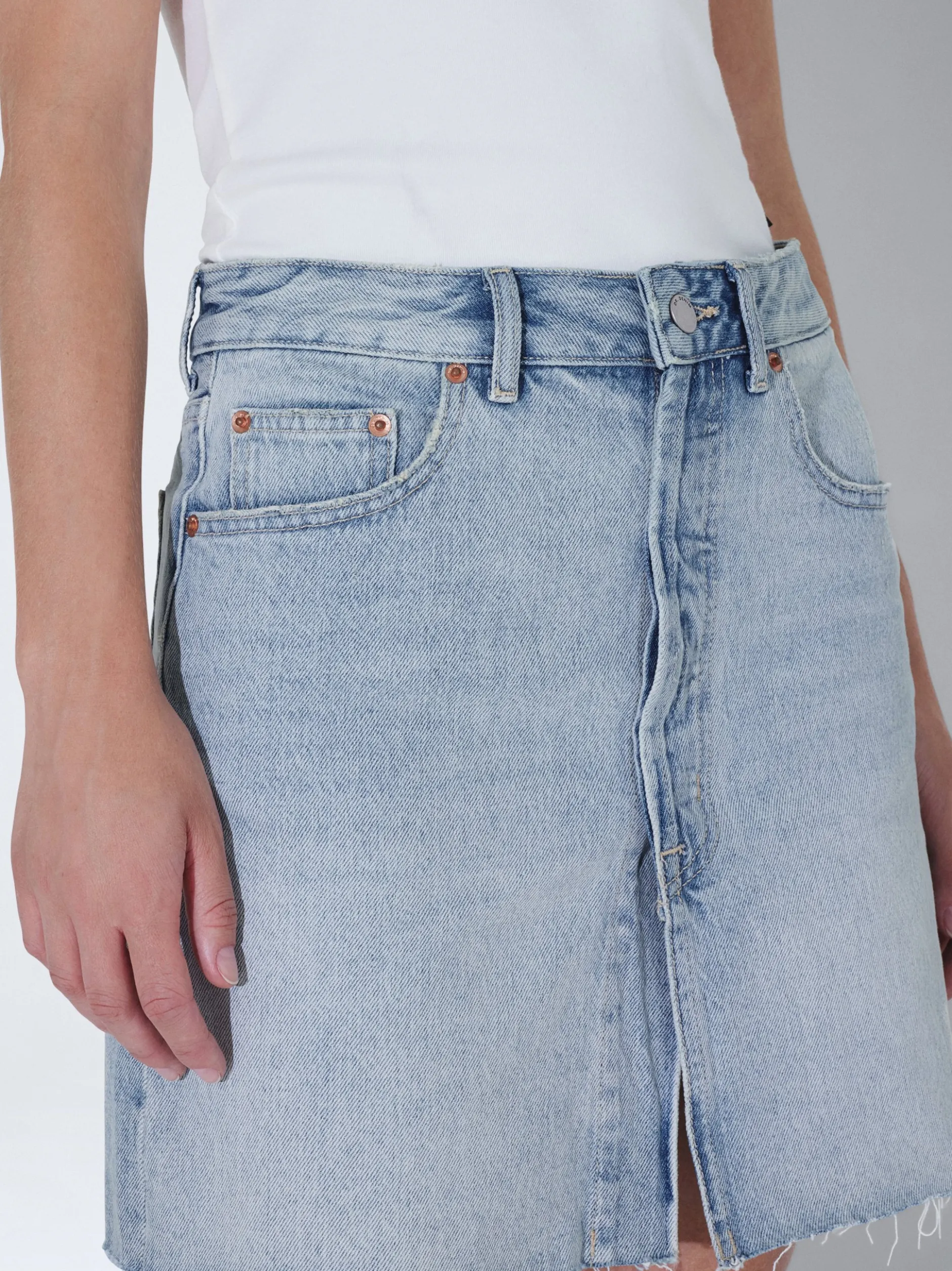 Dr. Denim Damen Rock – Ara in bleached