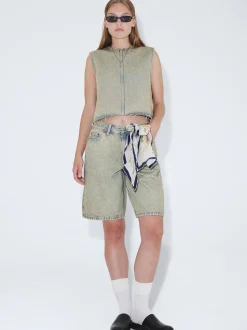 Dr. Denim Damen Shorts – Asra in gelb