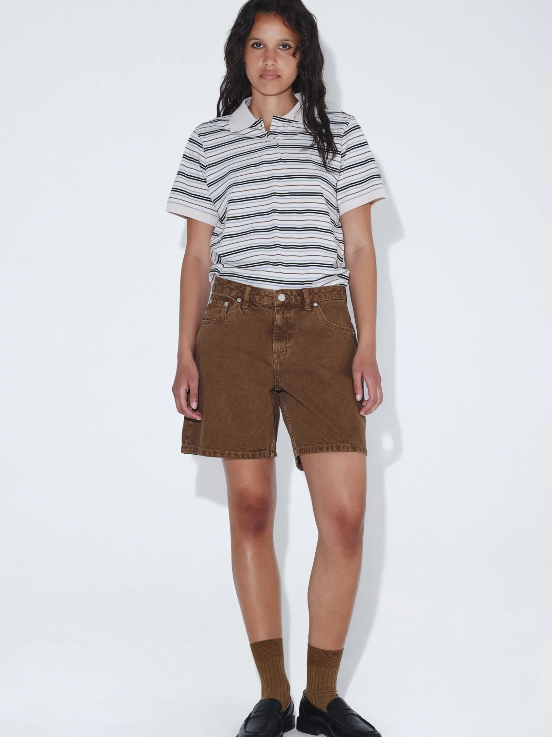 Dr. Denim Damen Shorts - Hill in braun