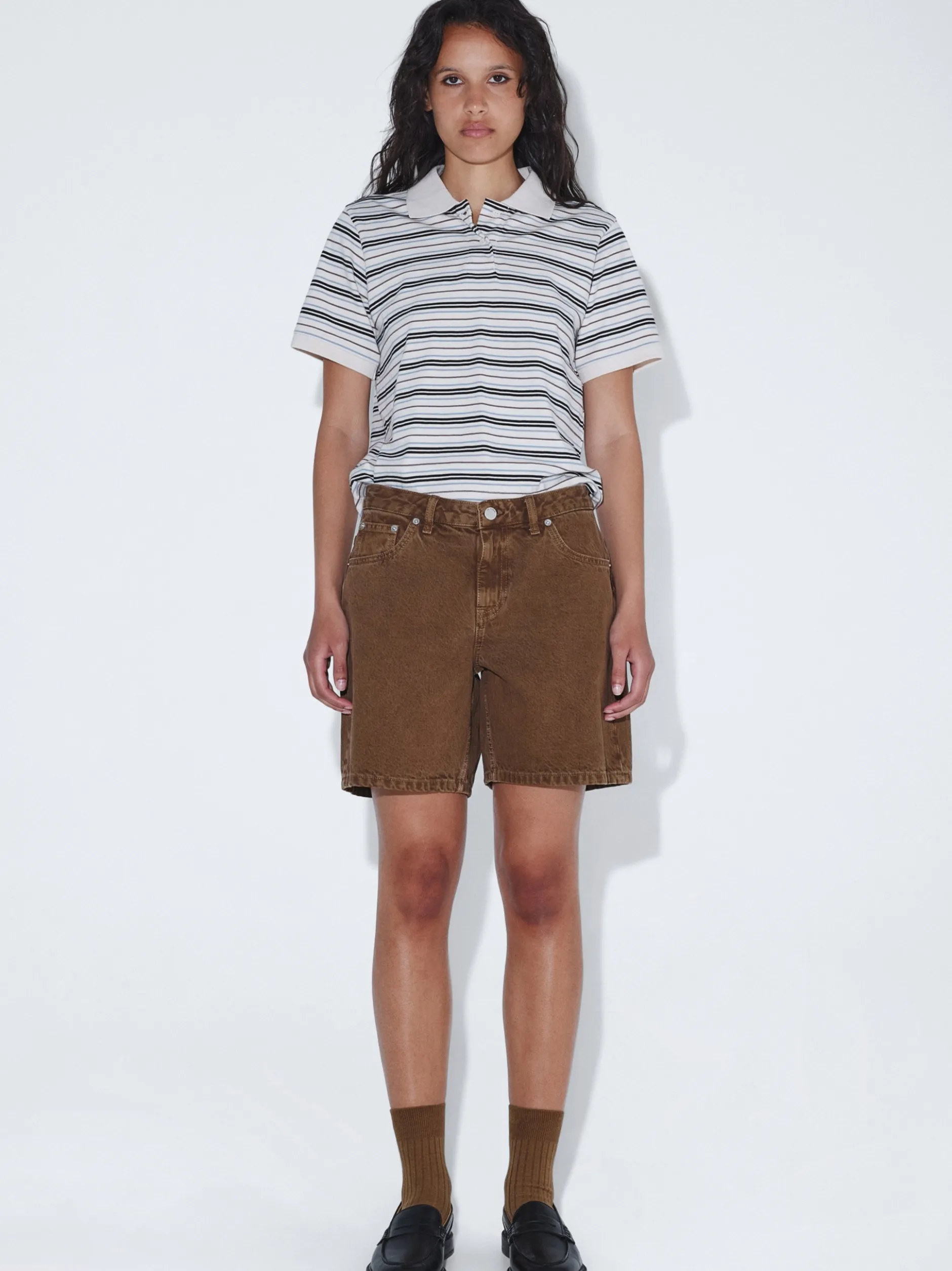 Dr. Denim Damen Shorts - Hill in braun