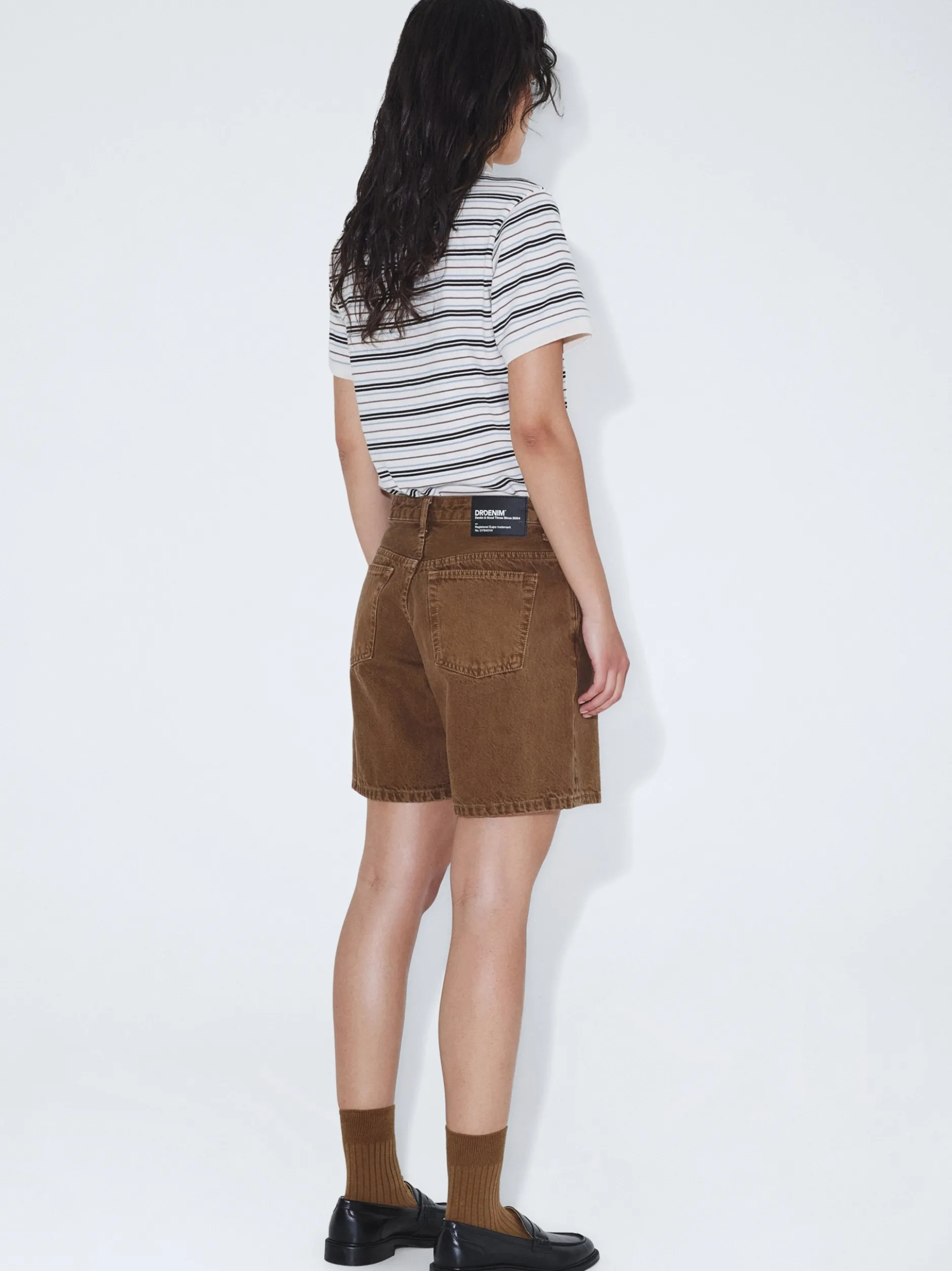 Dr. Denim Damen Shorts - Hill in braun