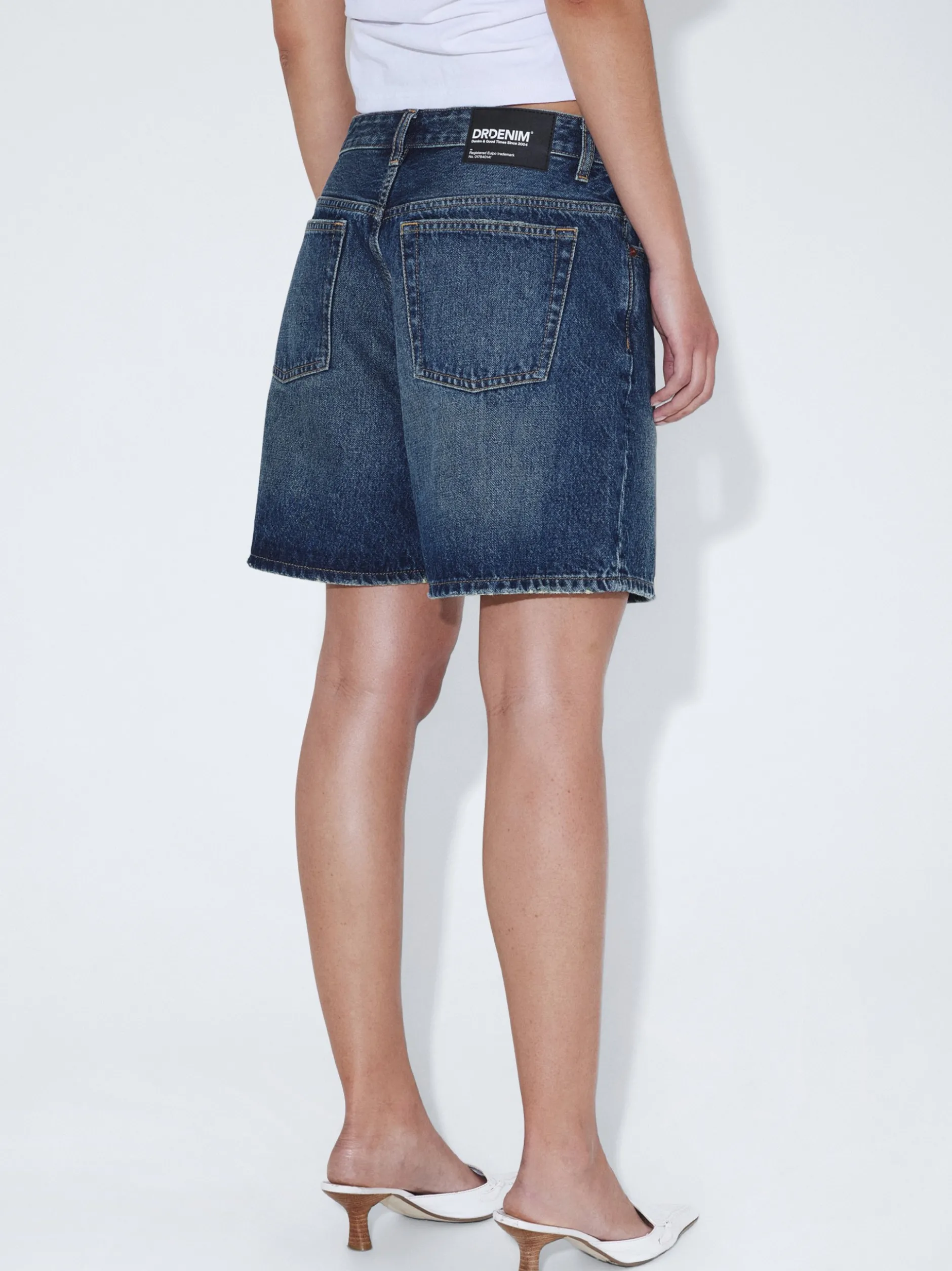Dr. Denim Damen Shorts - Hill in denim