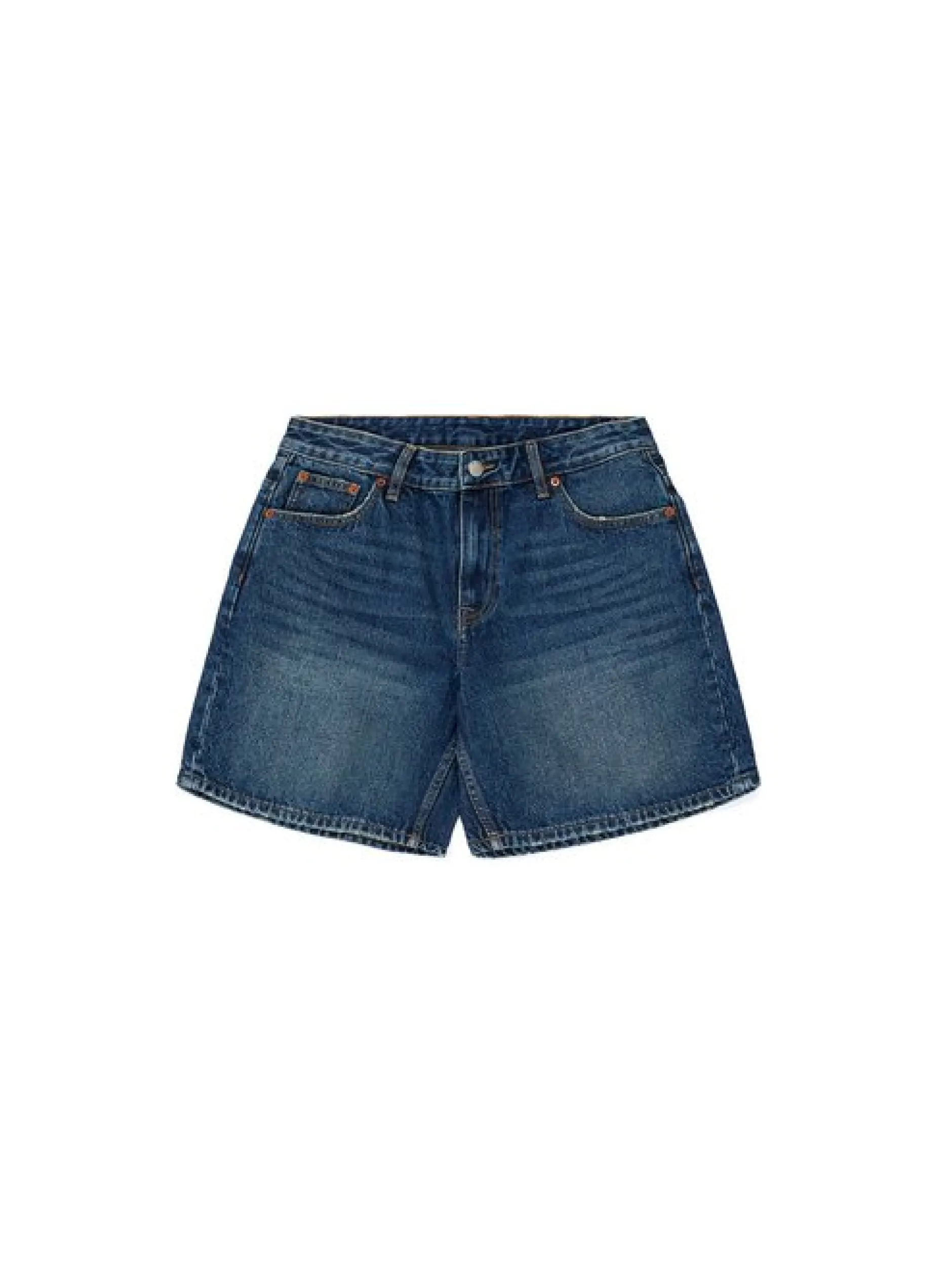 Dr. Denim Damen Shorts - Hill in denim