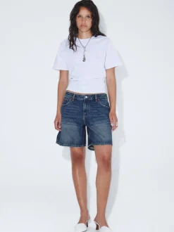 Dr. Denim Damen Shorts - Hill in denim