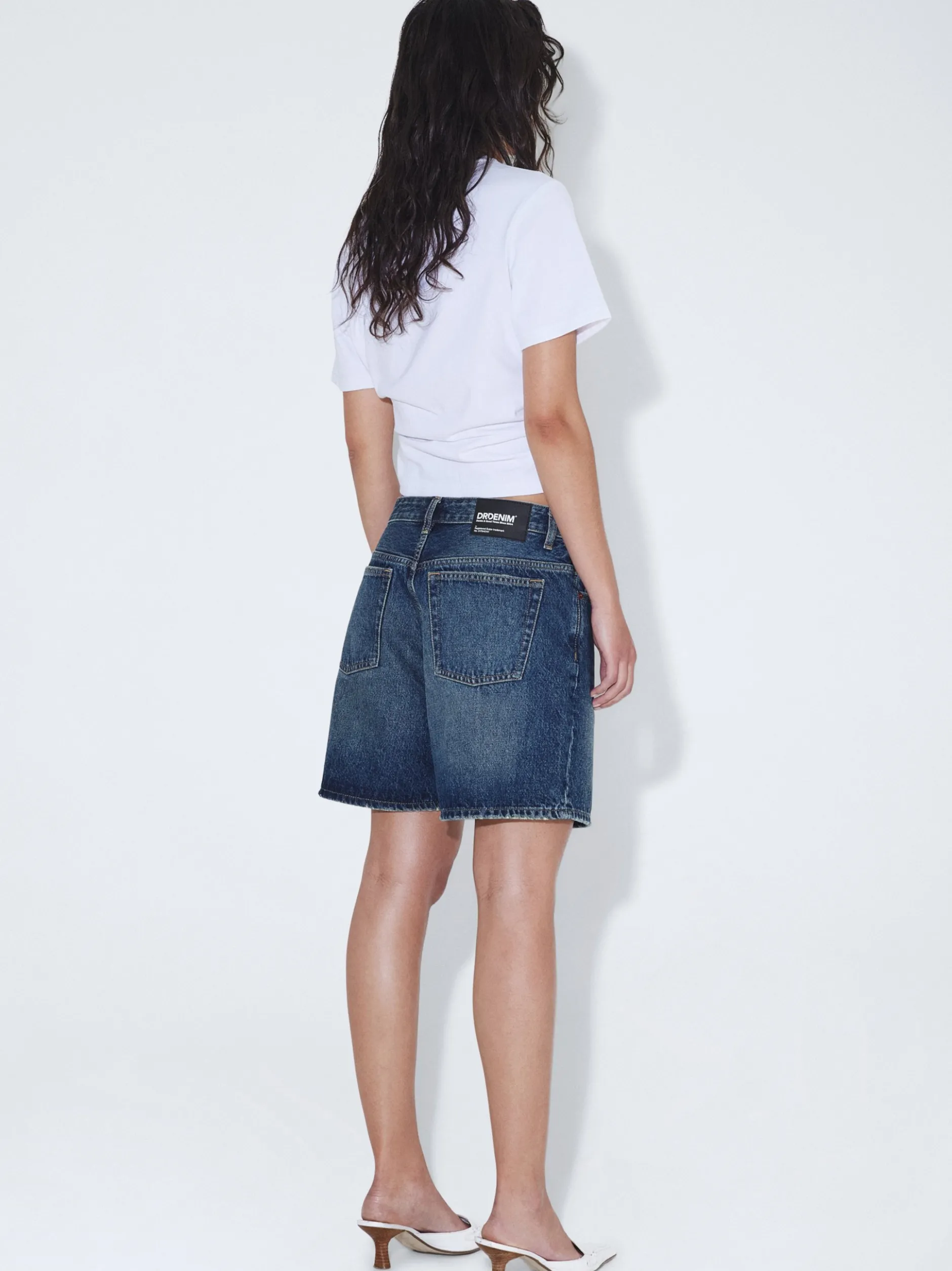 Dr. Denim Damen Shorts - Hill in denim