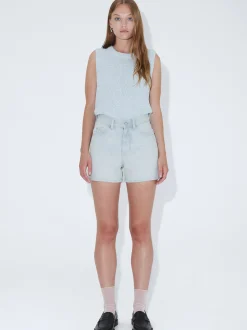 Dr. Denim Damen Shorts – Nora in bleached