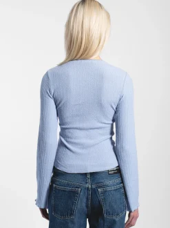 Dr. Denim Damen Strickjacke – Erica in blau