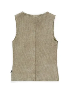 Dr. Denim Damen Top – Lilja Rib in beige