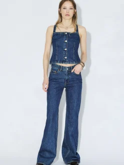 Dr. Denim Damen Top – Niamh in denim