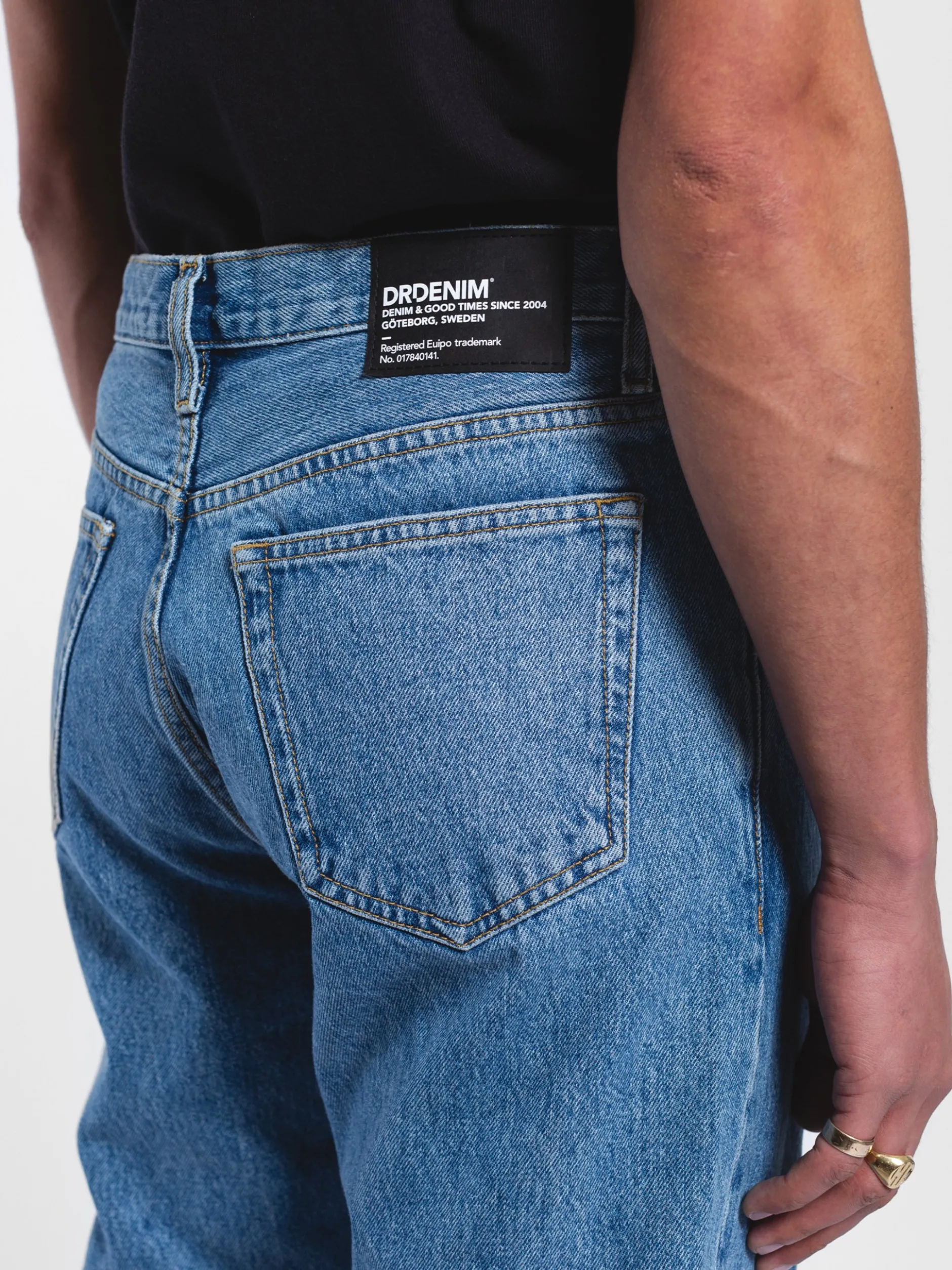 Dr. Denim Herren Jeans – Dash Straight in light stone
