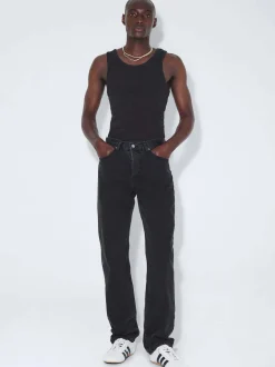 Dr. Denim Herren Jeans – Dash Straight in schwarz