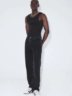 Dr. Denim Herren Jeans – Dash Straight in schwarz