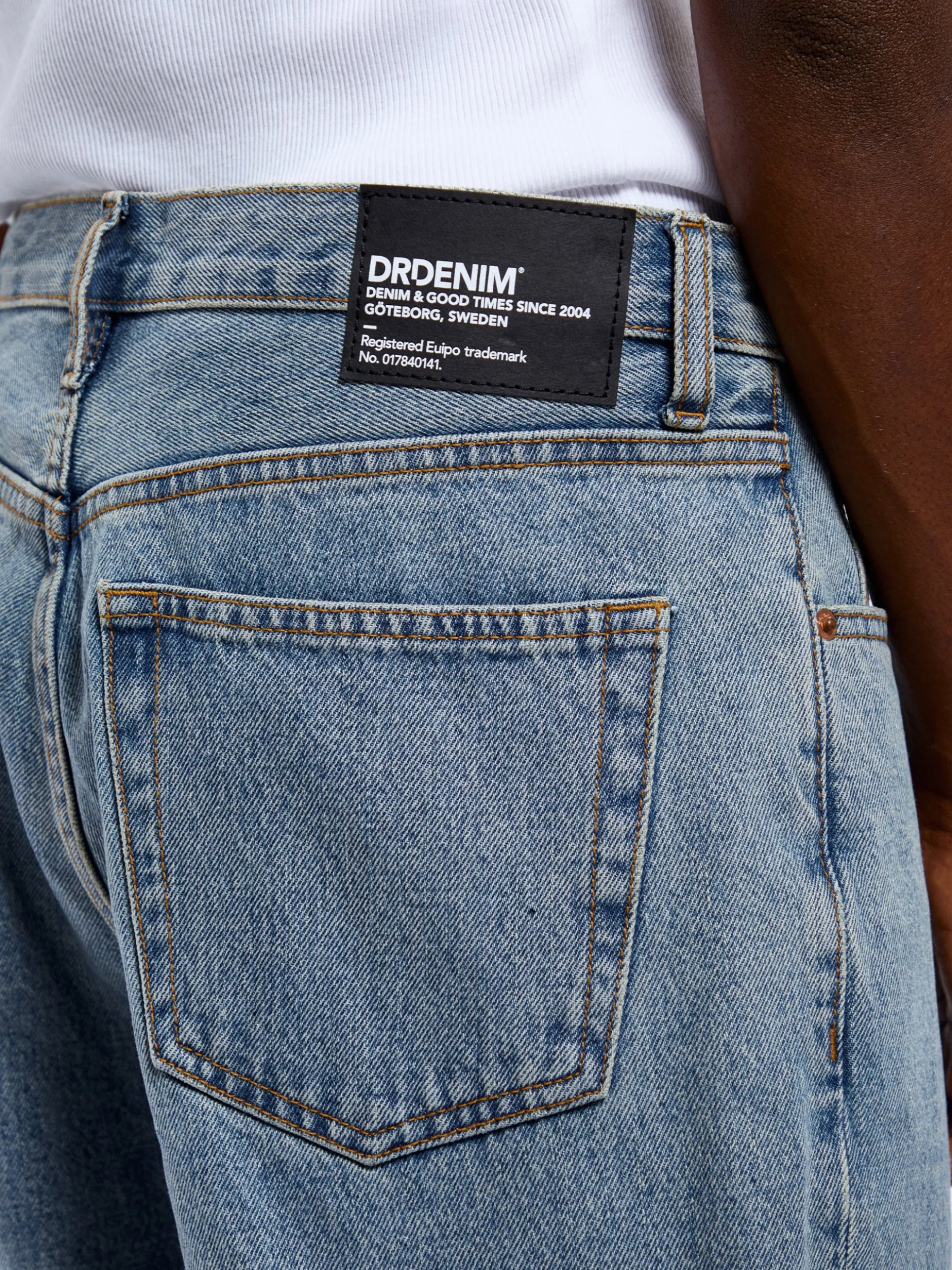 Dr. Denim Herren Jeans - Rift Wide Bootcut in light stone
