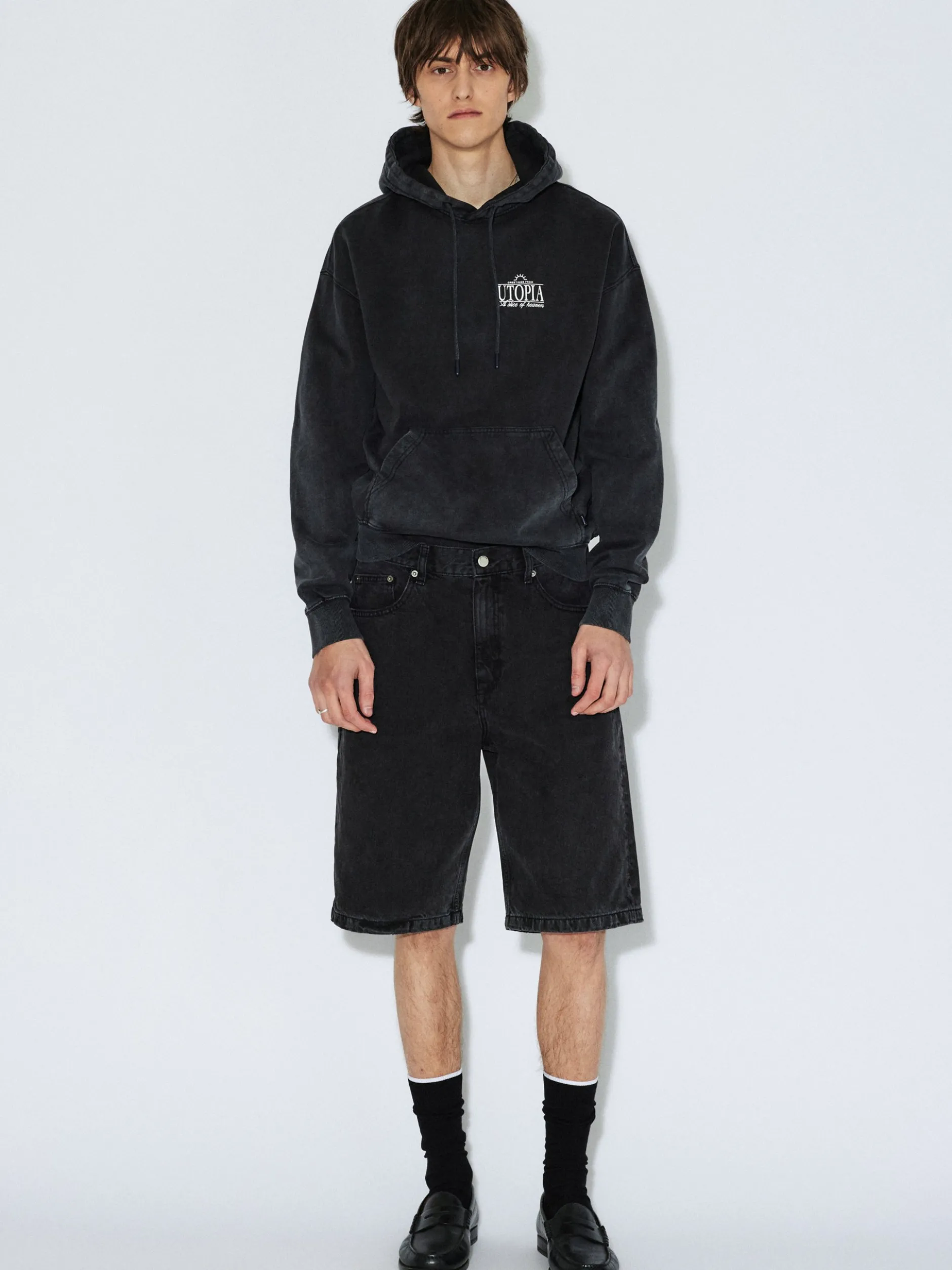 Dr. Denim Herren Shorts – Omar in schwarz