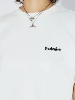 Dr. Denim Unisex T-Shirt – Bace in weiß
