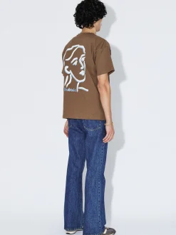 Dr. Denim Unisex T-Shirt – Trooper in braun