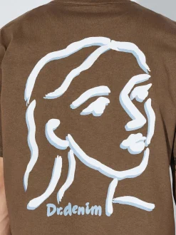 Dr. Denim Unisex T-Shirt – Trooper in braun