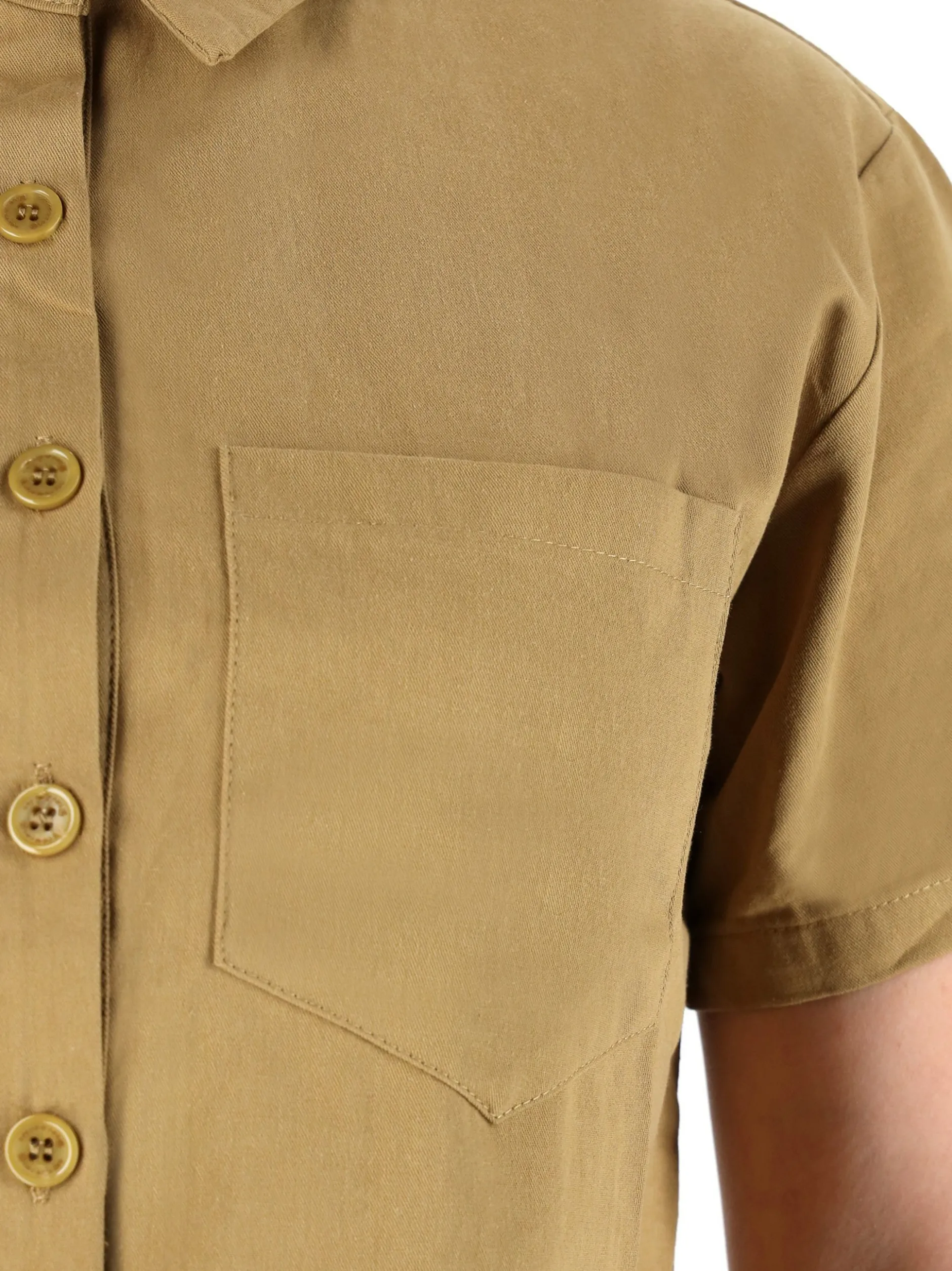 Dreimaster Damen Bluse in beige