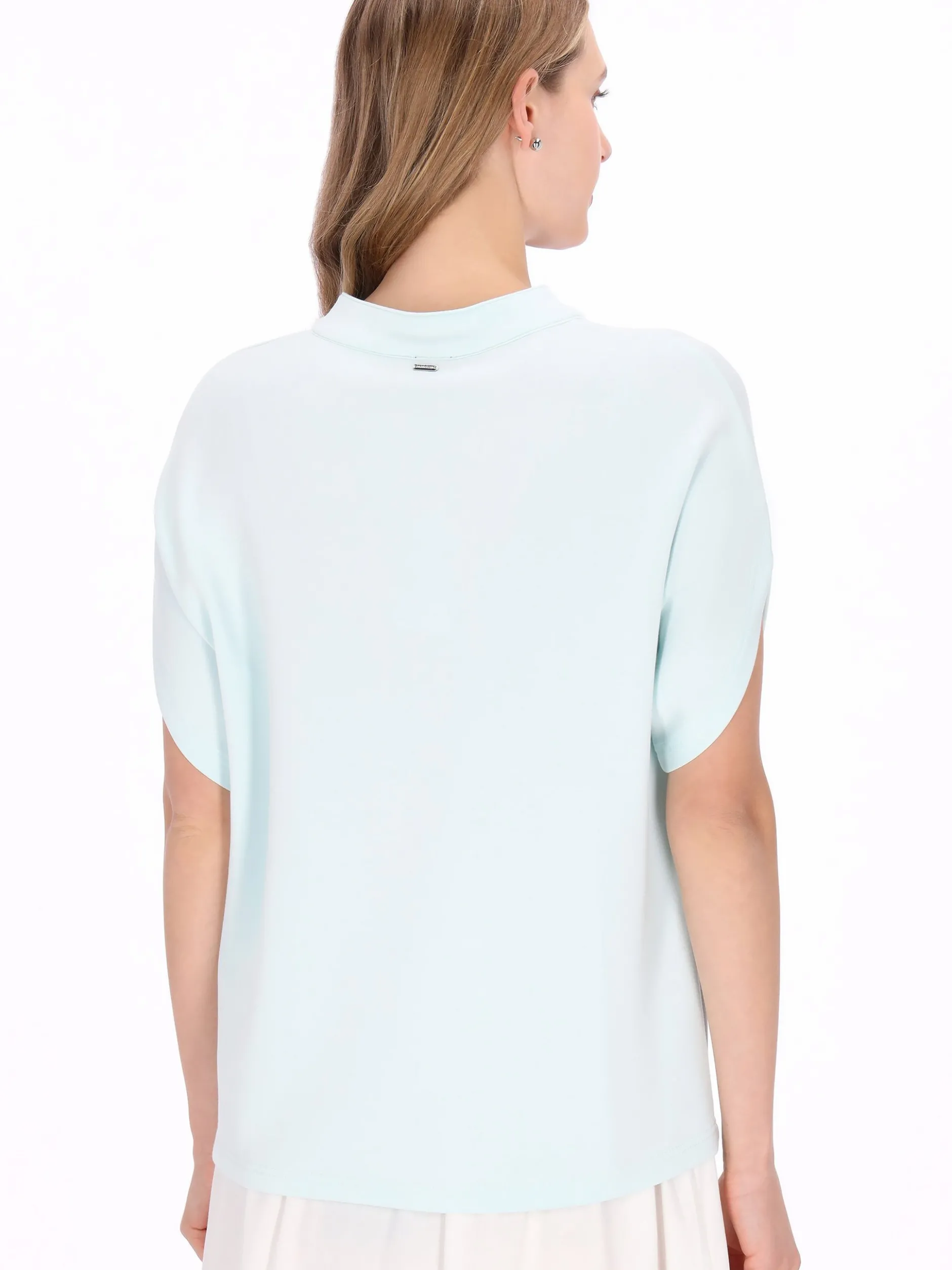 Dreimaster Damen Bluse in blau