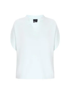 Dreimaster Damen Bluse in blau