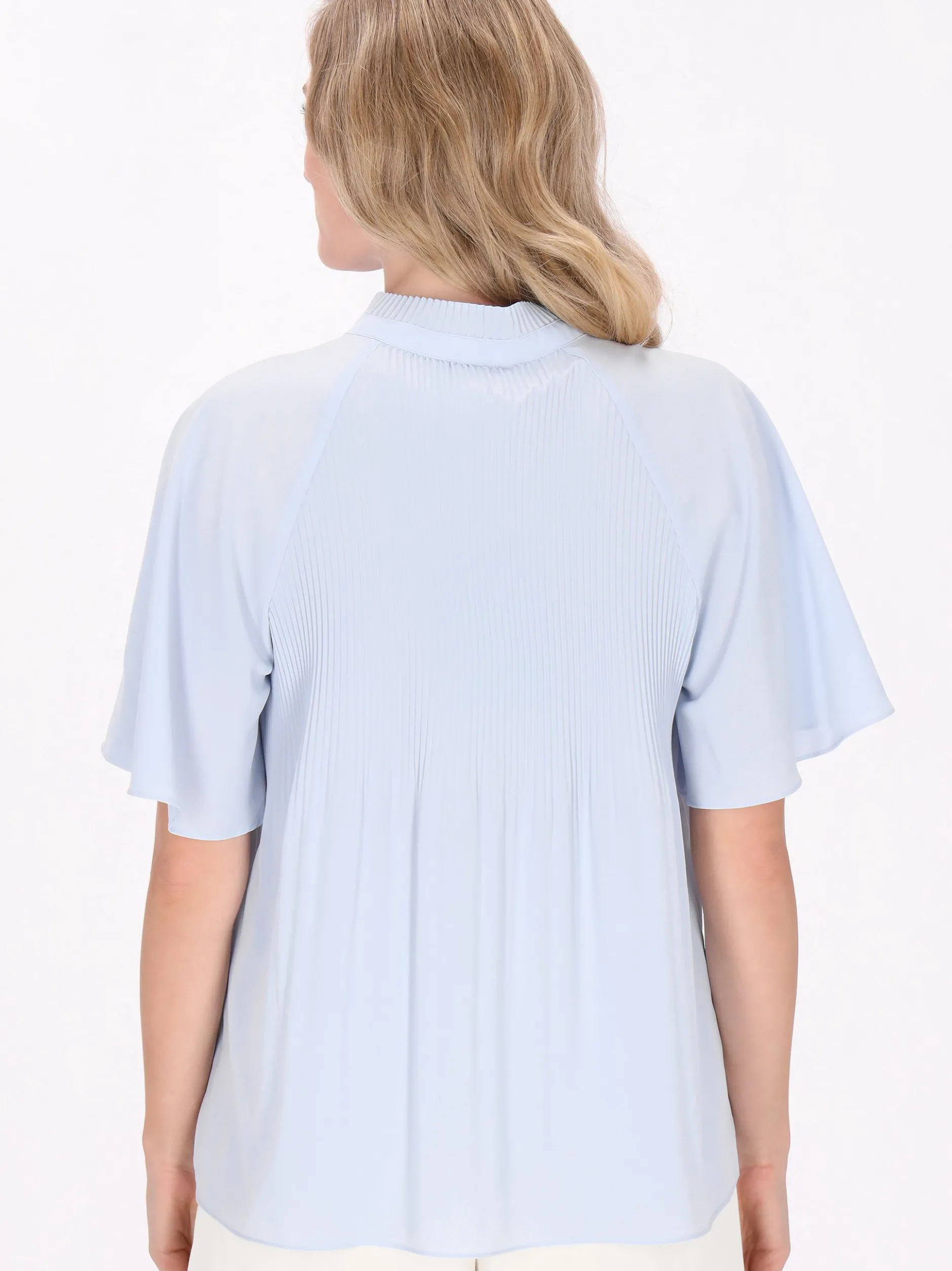 Dreimaster Damen Bluse in hellblau